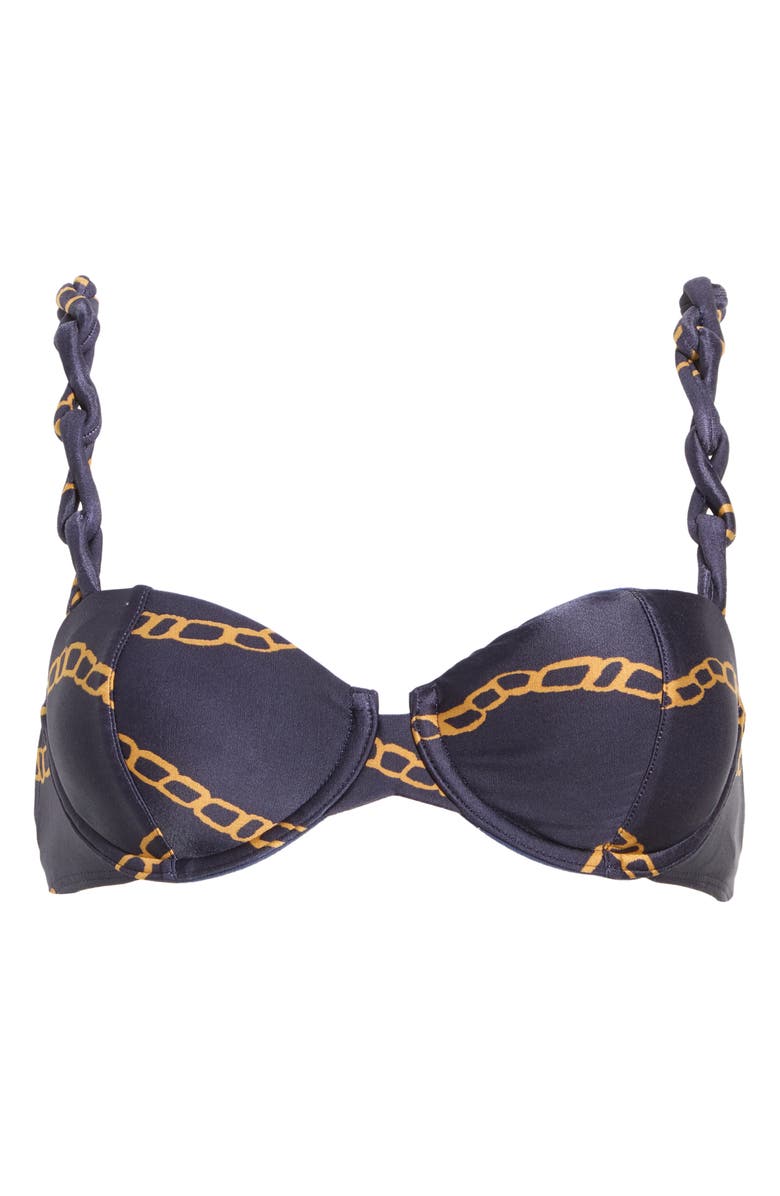 ViX Paula Hermanny Nautique Leanna Underwire Bikini Top, Alternate, color, Nautique