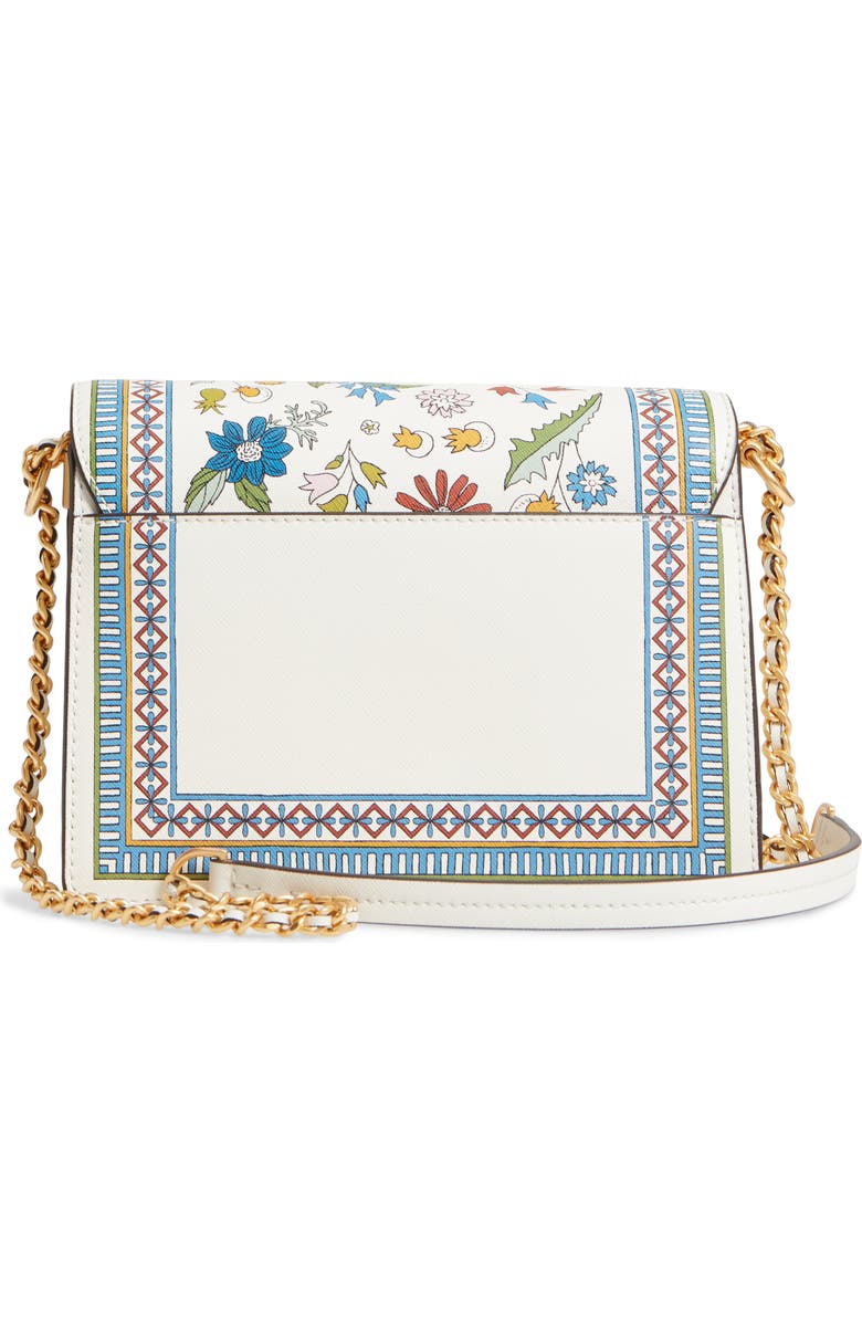 Tory Burch Robinson Floral Print Shoulder Bag, Alternate, color,