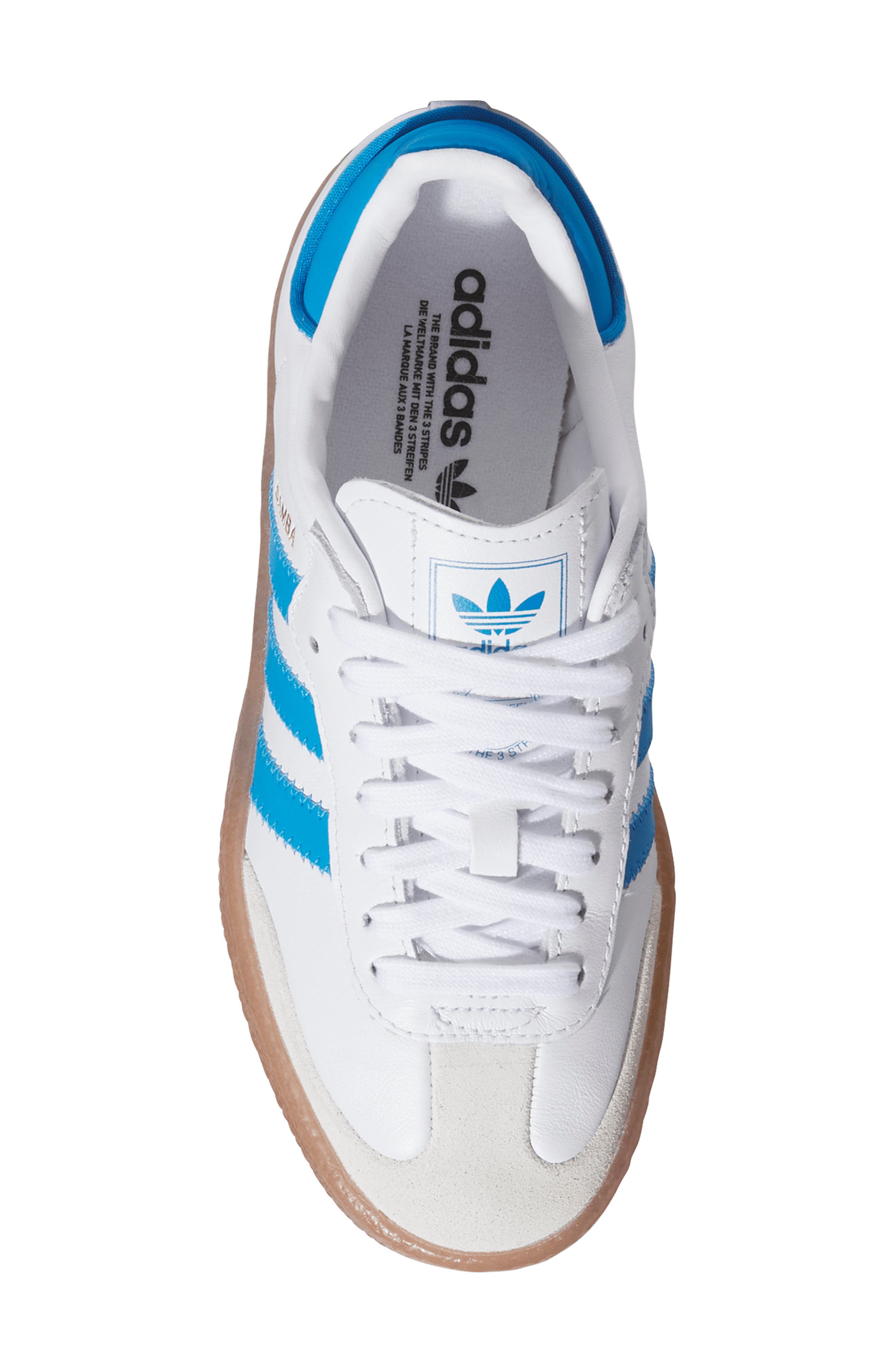 adidas Kids' Sambae Sneaker, Alternate, color, Ftwwht/Brb