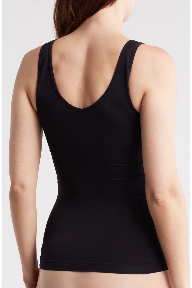 Seamless Reversible Tank, Alternate, color, BLACK