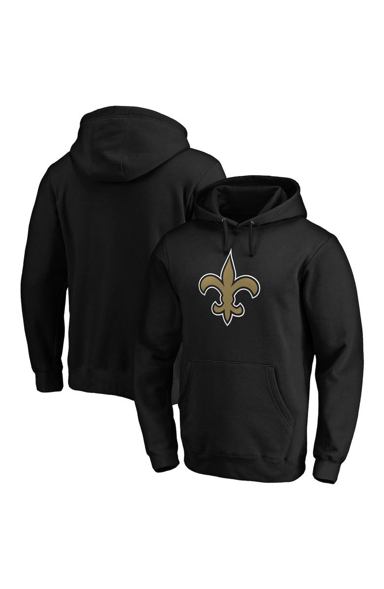 FANATICS Men's Fanatics Branded Black New Orleans Saints Big & Tall Primary Logo Pullover Hoodie, Alternate, color,