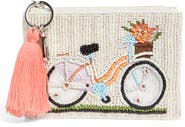 Collection XIIX Beaded Bicycle Coin Pouch