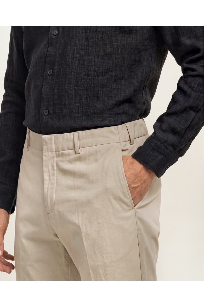 Ray Relaxed-Fit Trousers, Alternate, color, LATTE