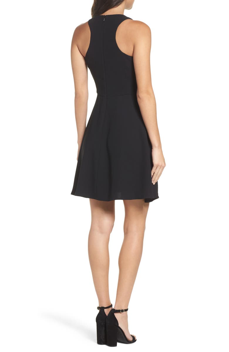 Adelyn Rae Athena Fit & Flare Dress, Alternate, color, 