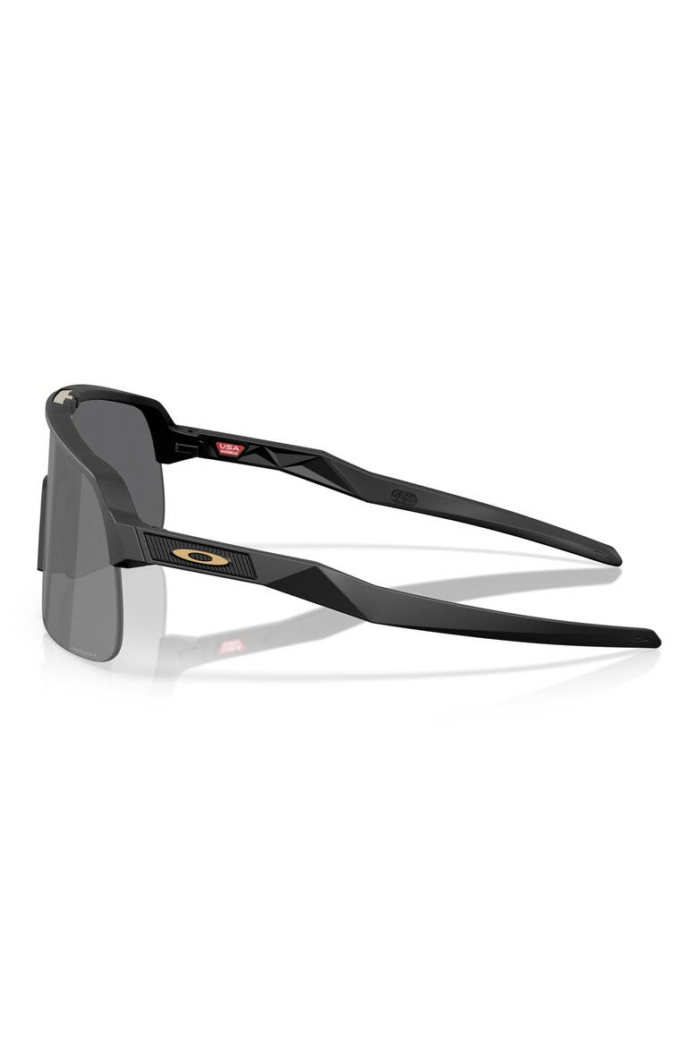 Sutro Lite 134mm Prizm™ Wrap Shield Sunglasses, Alternate, color, MATTE BLACK / PRIZM BLACK