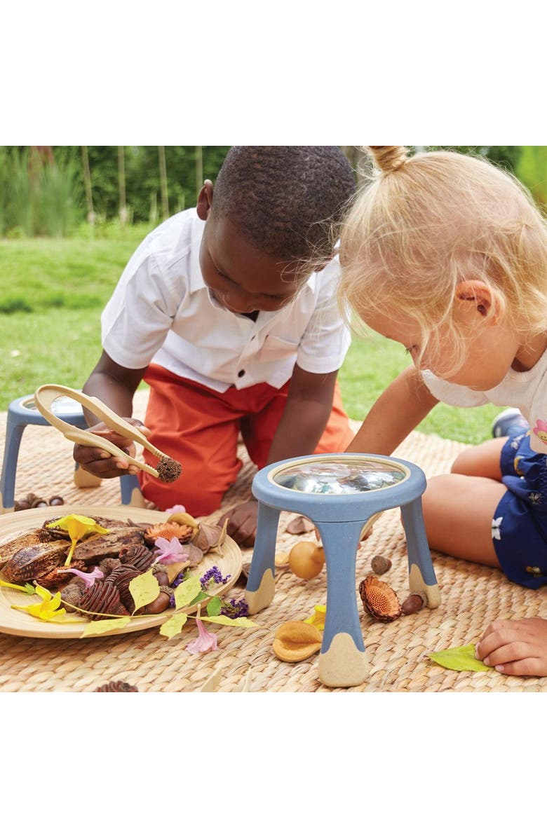 Kaplan Early Learning Company All-Weather Tabletop Magnifier - Set of 2, Alternate, color, Blue