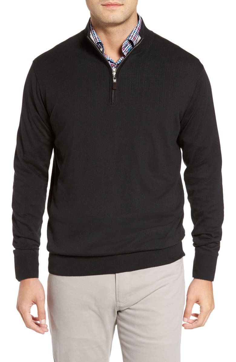 Peter Millar Crown Soft Quarter-Zip Pullover, Main, color,