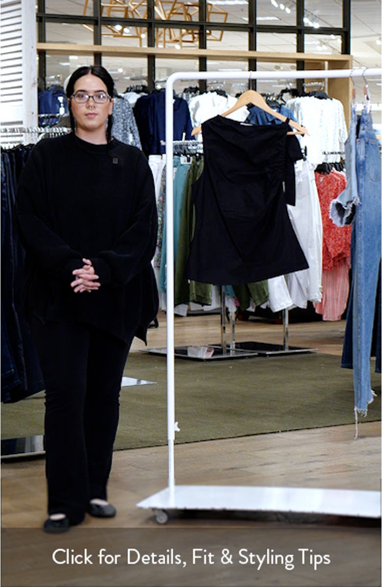 Tie Shoulder Sleeveless Cotton Top, sales video thumbnail