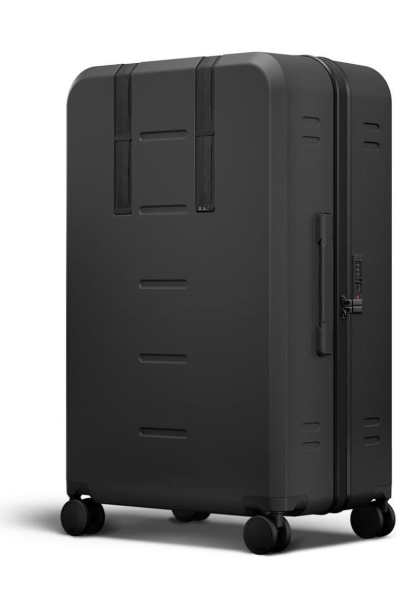 D_b_ Ramverk Compact Hard-Shell 31 Inch Checked Luggage Spinner With Zipper, Main, color, Black Out
