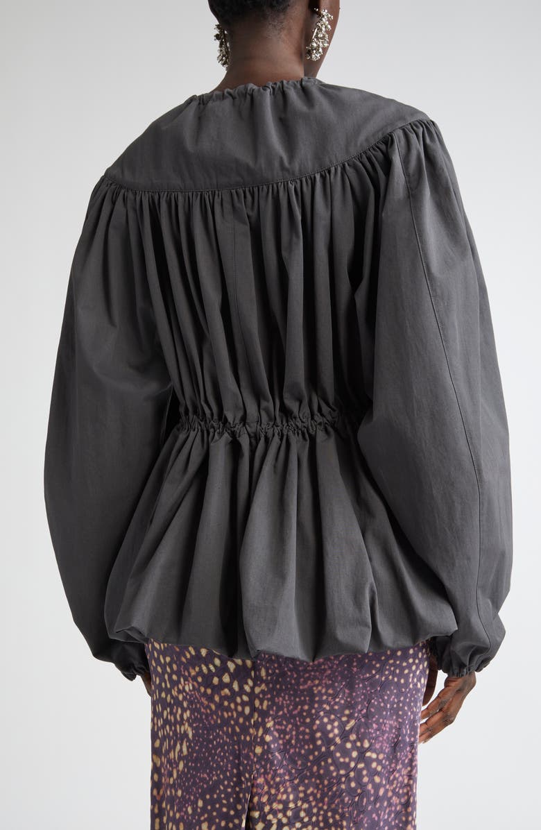 Dries Van Noten Vatner Bubble Hem Cotton Jacket, Alternate, color, 