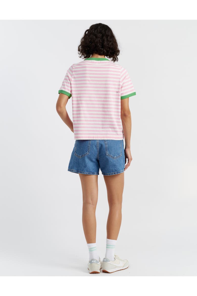 Cotton Peanuts Racquet Club T-Shirt, Alternate, color, Pink