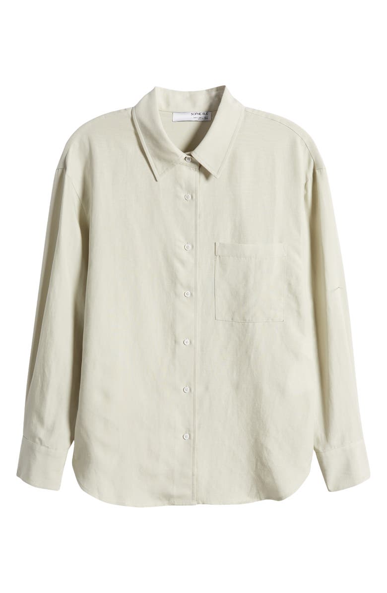 Sophie Rue Wren Easy Set Button-Up Shirt, Main, color, 