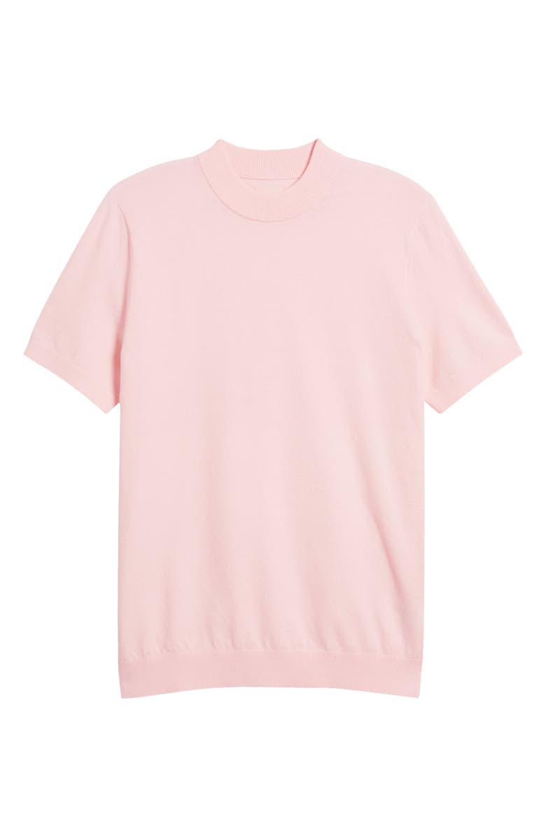 Open Edit Short Sleeve Sweater, Alternate, color, Pink Beach