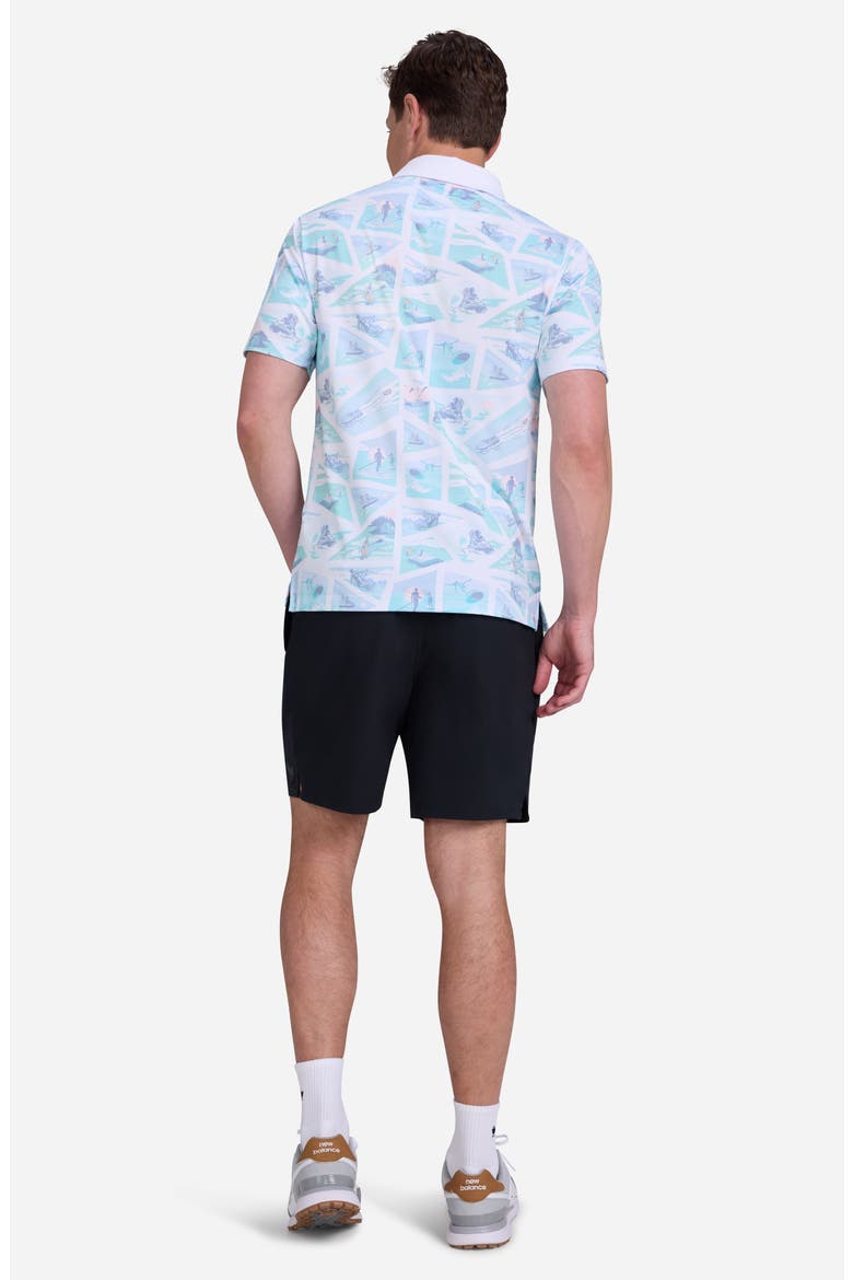 Core Performance Golf Polo, Alternate, color, WHITE CAPS WELCOME