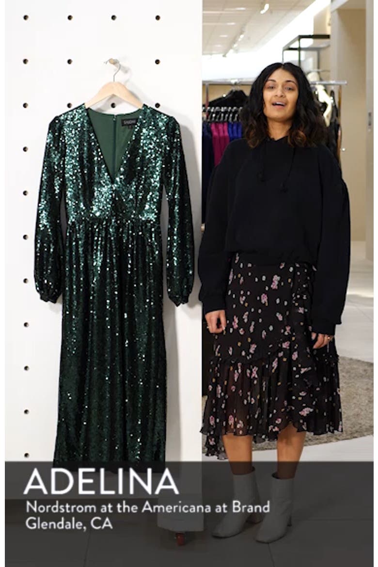 Camille Sequin Midi Dress video