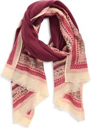 Echo Embroidered Rug Wrap