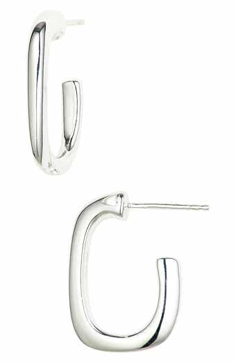 ARGENTO VIVO Rectangle Hoop Earrings