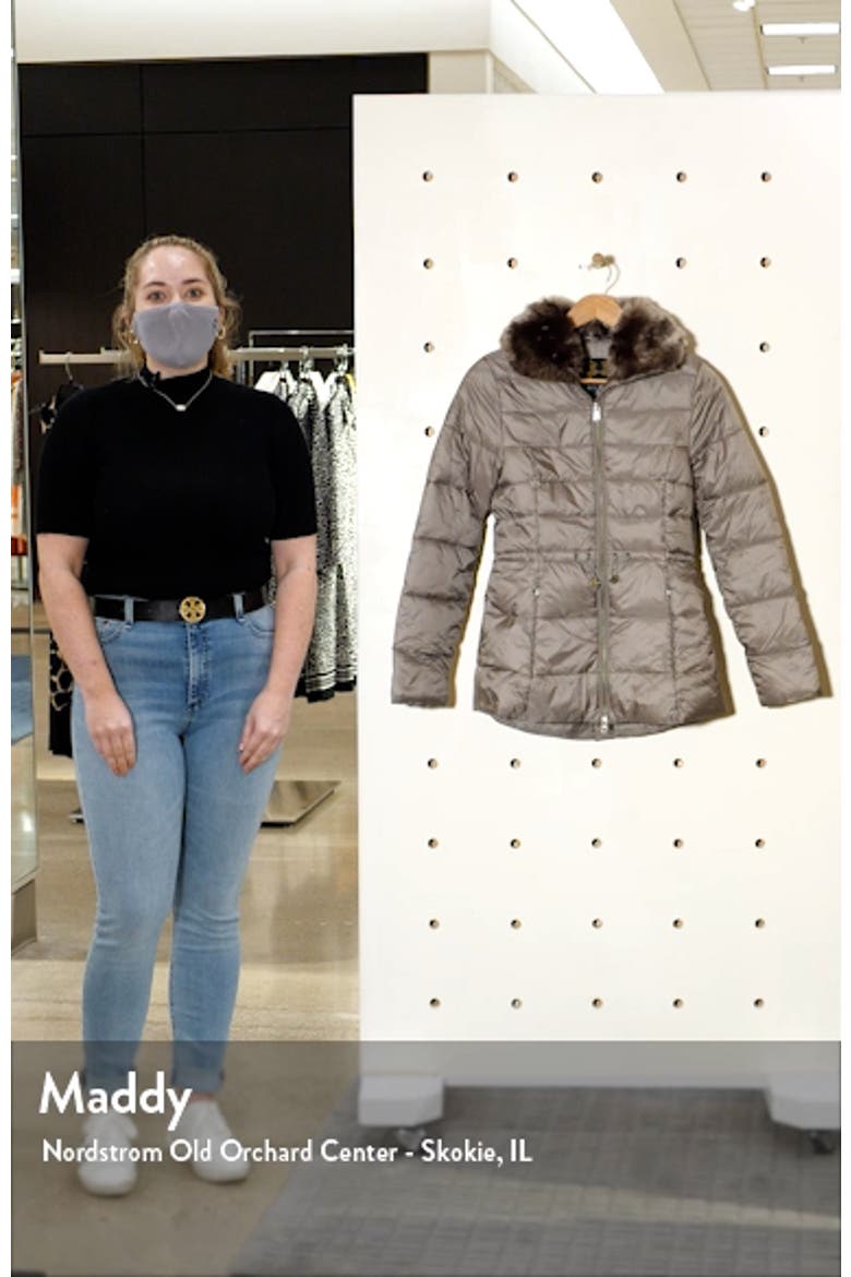 Angus Faux Fur Trim Puffer Jacket video