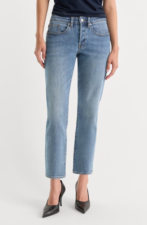 Vintage Slim Straight Ankle Jeans