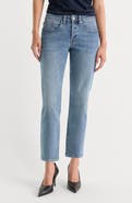 Good American Vintage Slim Straight Ankle Jeans