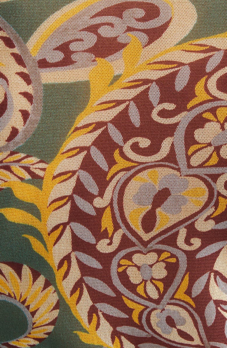 Etro Paisley Print Jersey Top, Alternate, color, Stampa F.do Verde