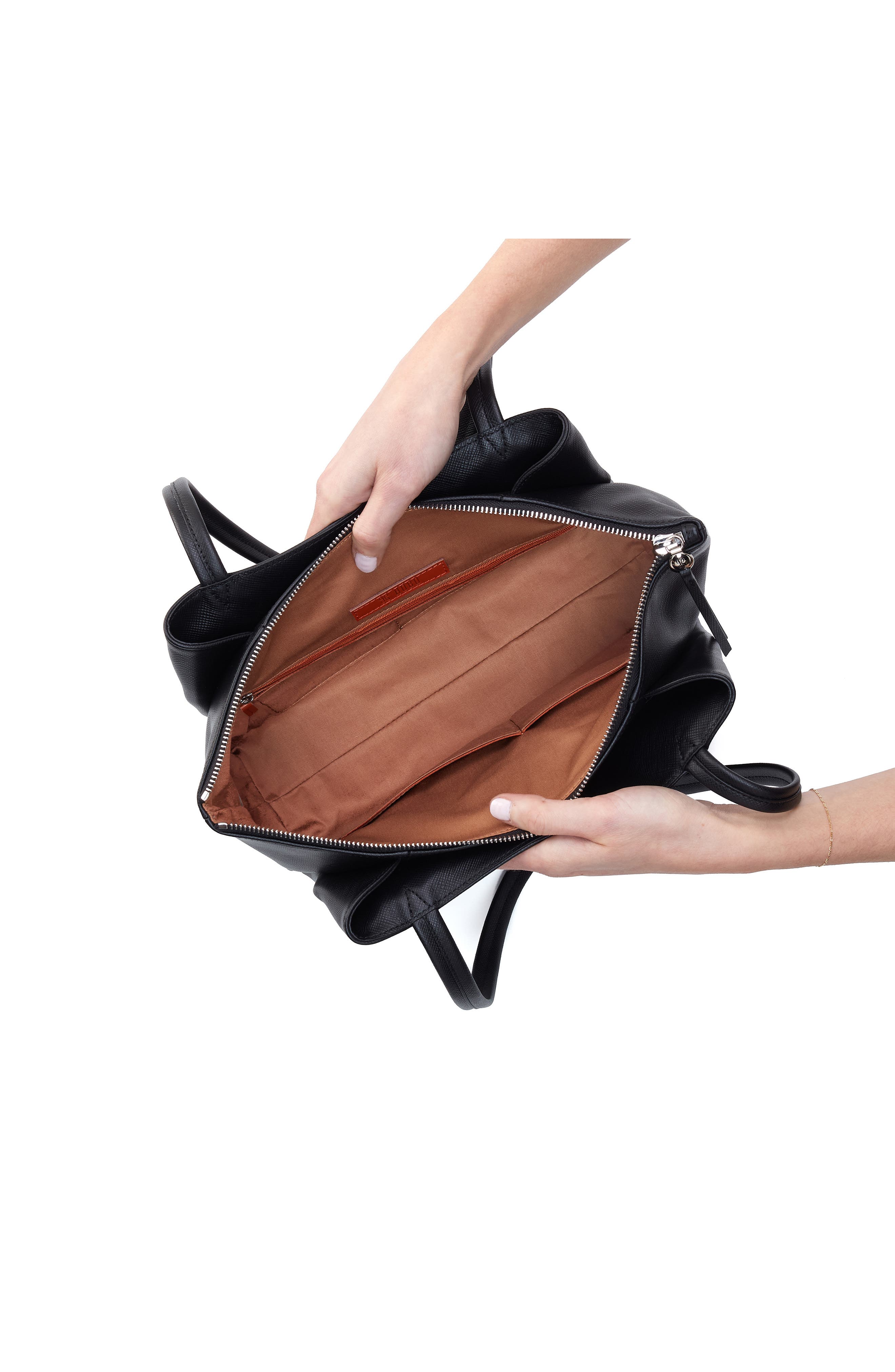 HOBO Medium Essential Leather Tote, Alternate, color, 