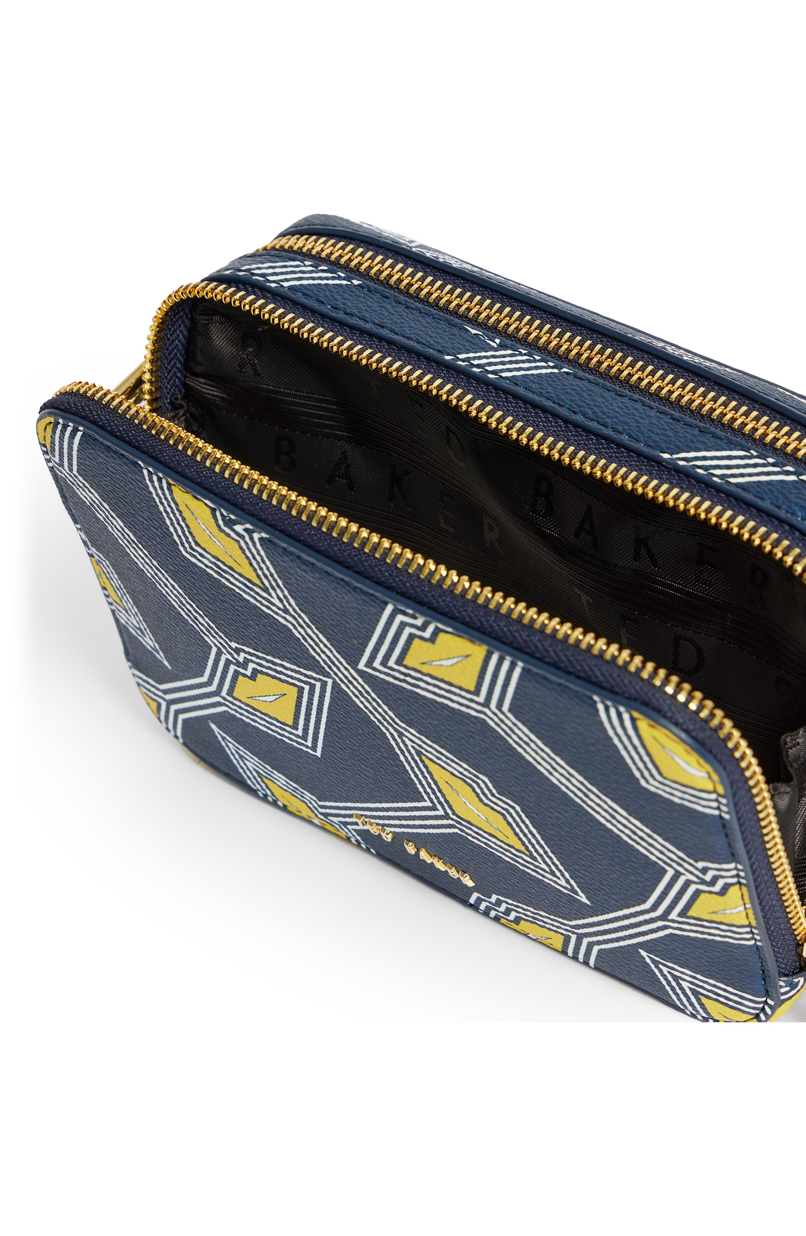 Ted Baker London Lexxii Lip Faux Leather Camera Bag, Alternate, color, 