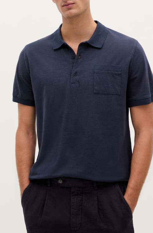 Scalpers Icon Rustic Polo In Blue