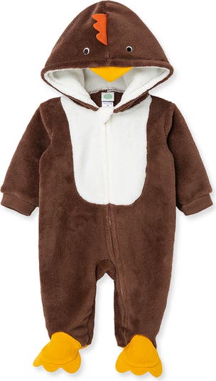 Fleece Turkey Hooded Footie