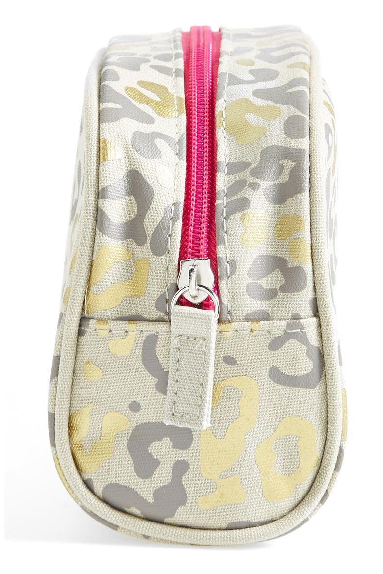 'Cheetah' Canvas Cosmetics Bag (Limited Edition) (Nordstrom Exclusive), Alternate, color, NO COLOR