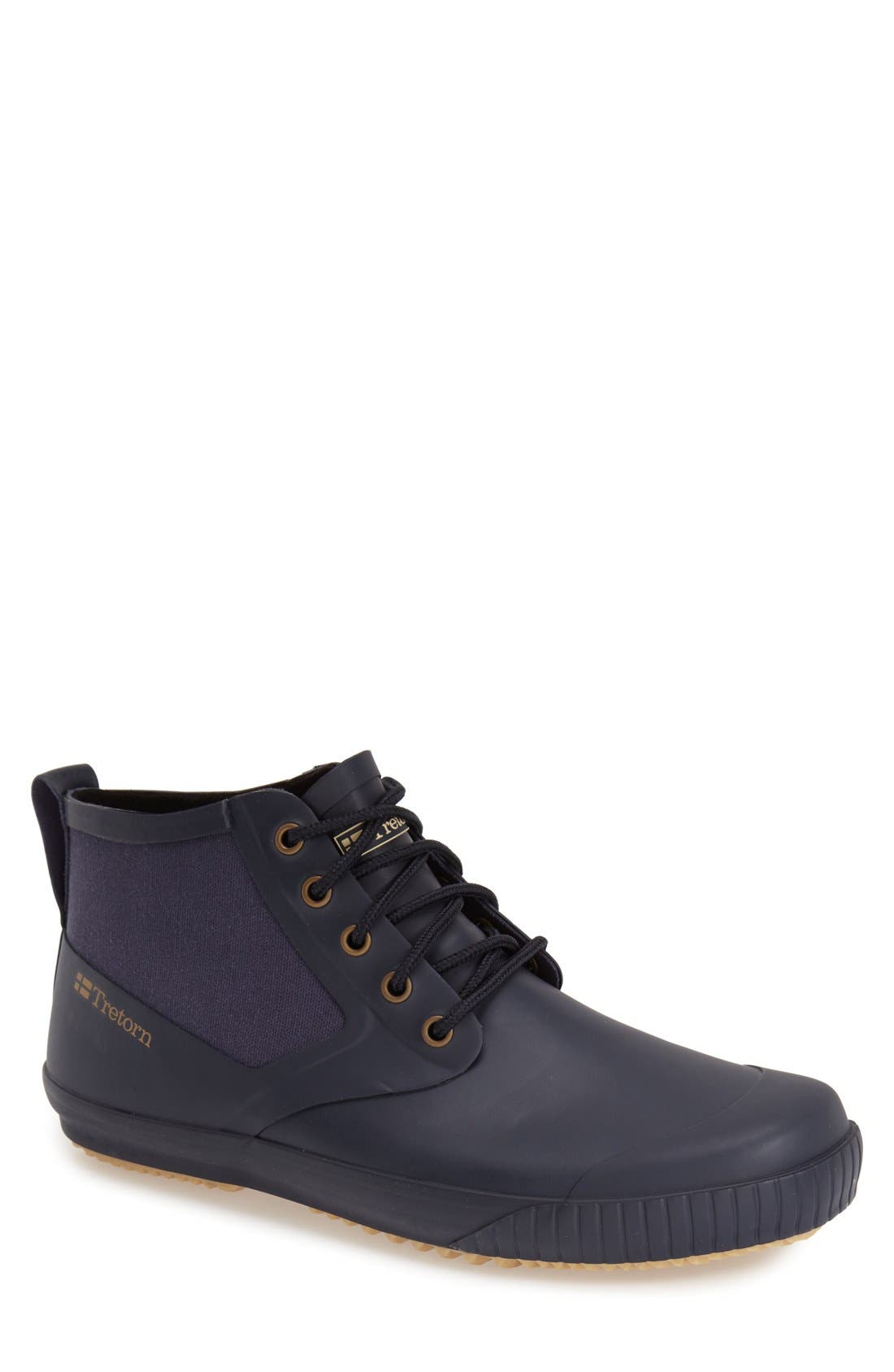 'New Gunnar' Waterproof Rain Boot, Main, color, NAVY