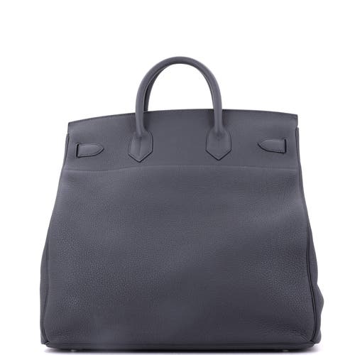 Pre-owned Hermes Hermes Hac Birkin Bag Grey Togo With Palladium Hardware 40 In Gray