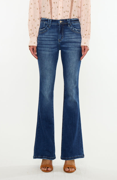 Hazel Mid Rise Flare Jeans