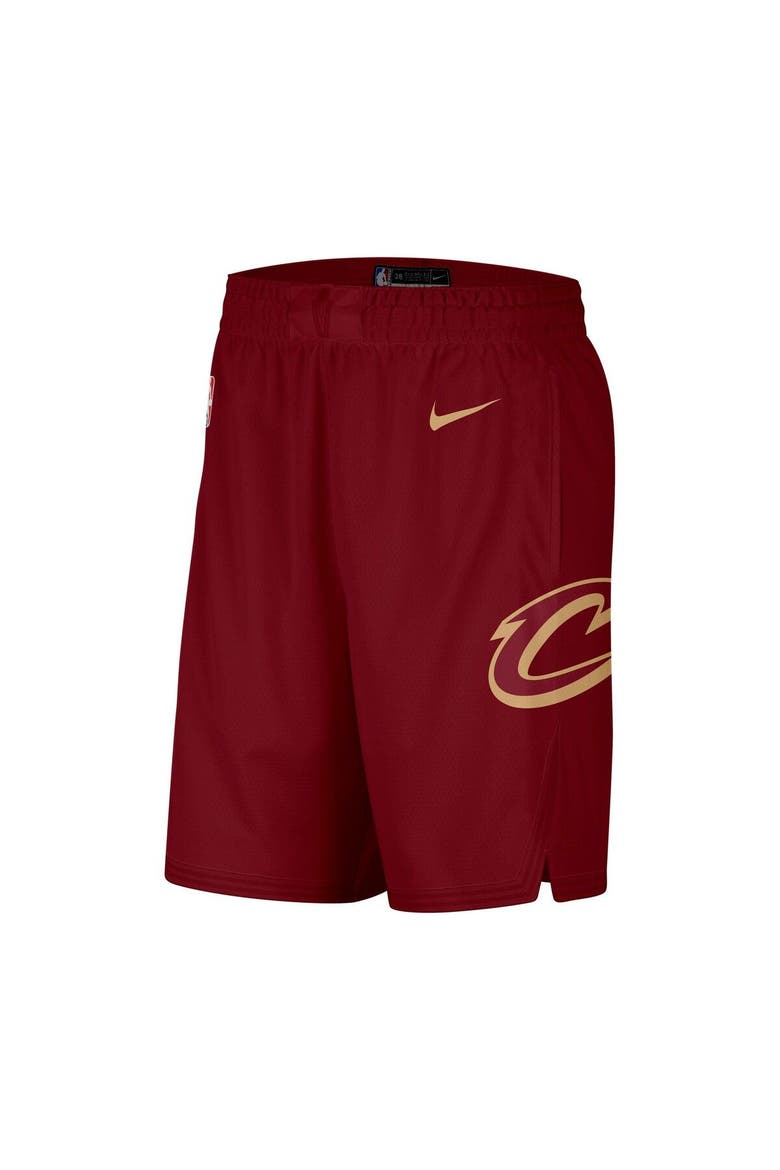 Men's Nike Red 2019/20 Cleveland Cavaliers Icon Edition Swingman Shorts, Alternate, color, Red