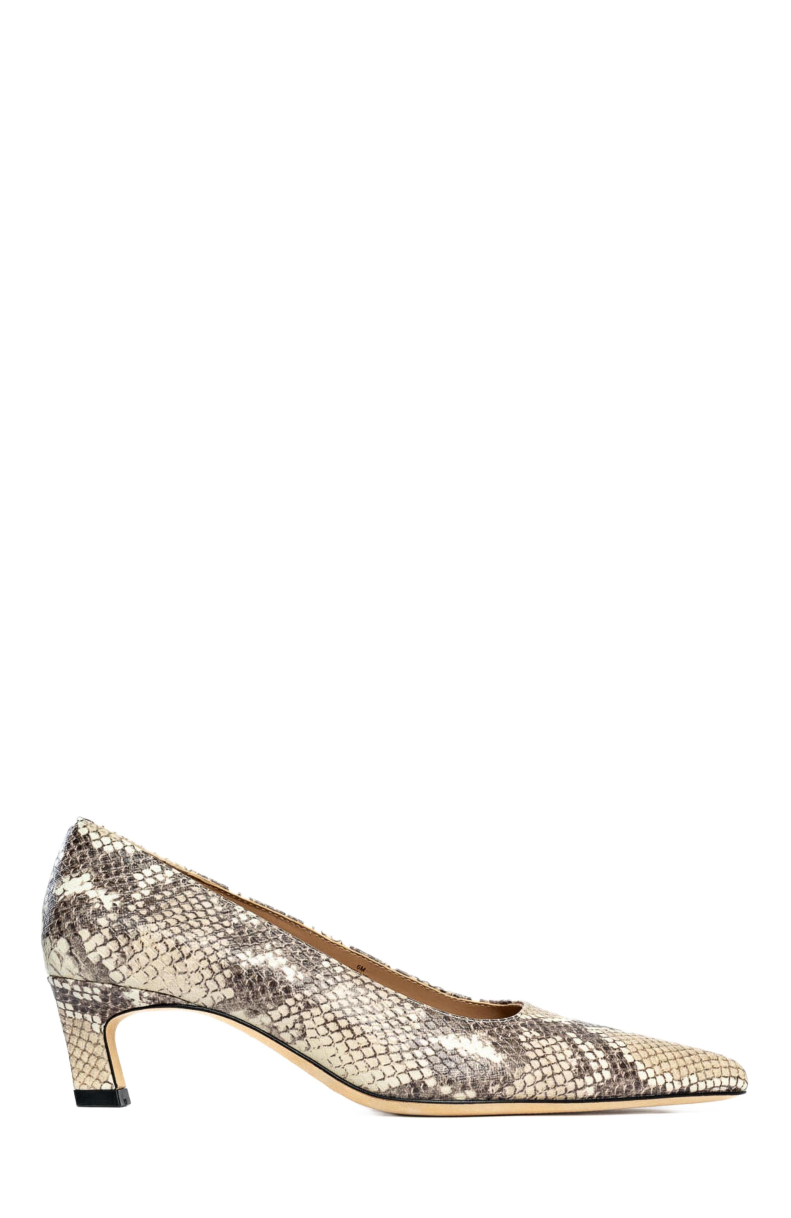 Nellie Kitten Heel Pump, Main, color, snake