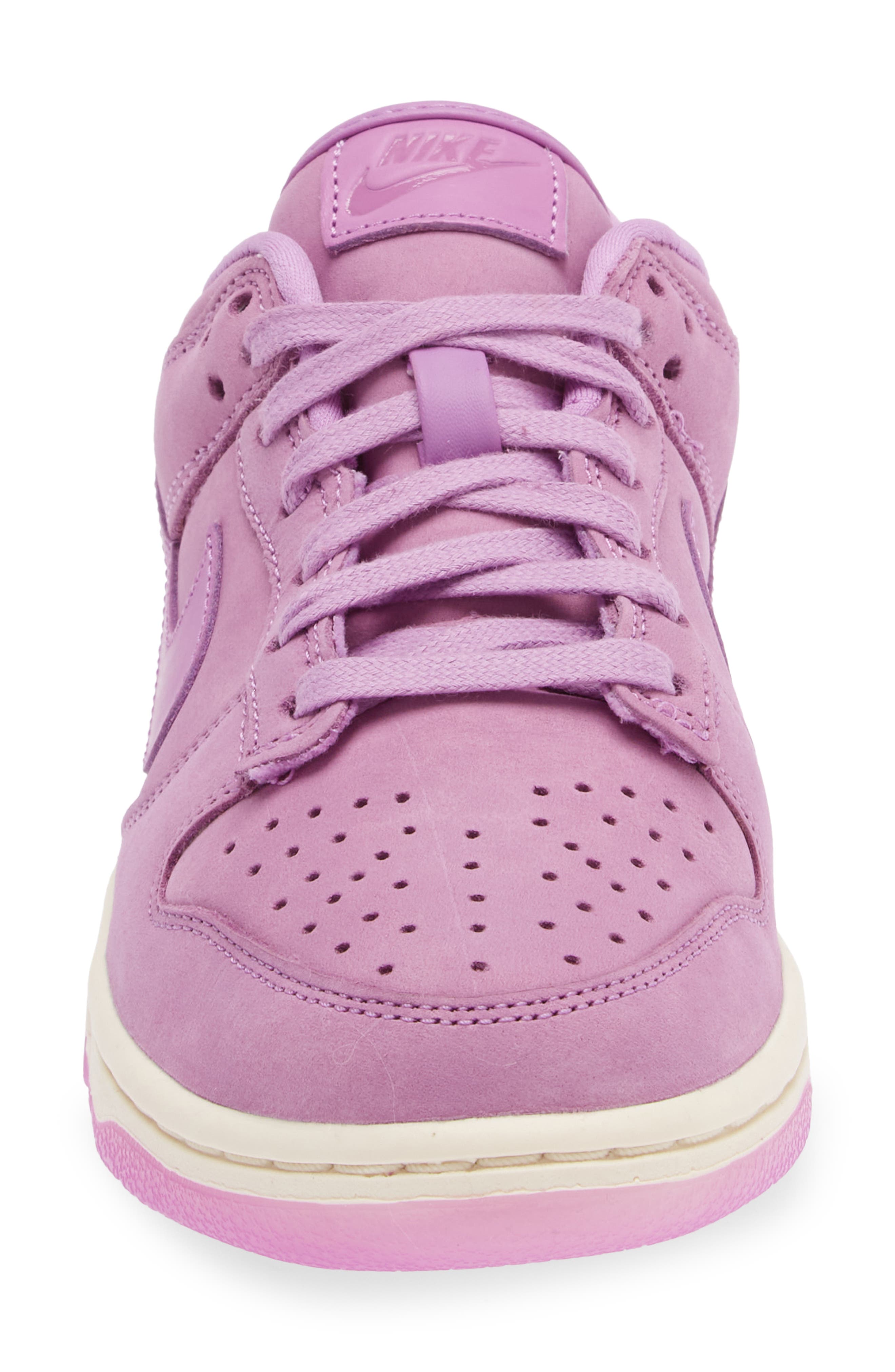 Dunk Low Premium Sneaker, Alternate, color, RUSH FUCHSIA/ RUSH FUCHSIA