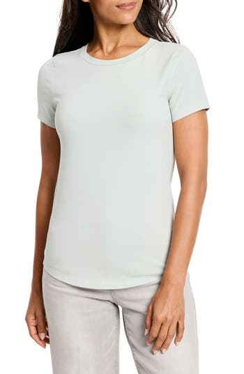 Nzt By Nic+zoe Crewneck T-shirt In Gray