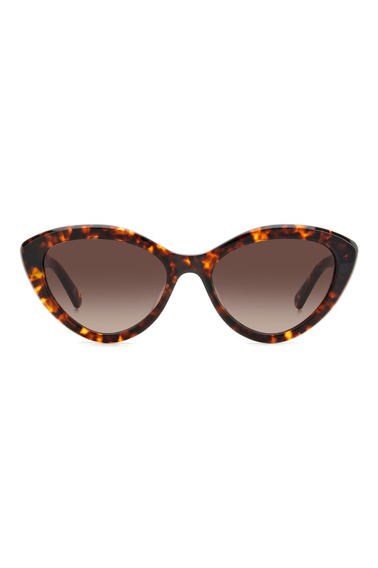 junigs 55mm gradient cat eye sunglasses, Main, color, 0086-HA