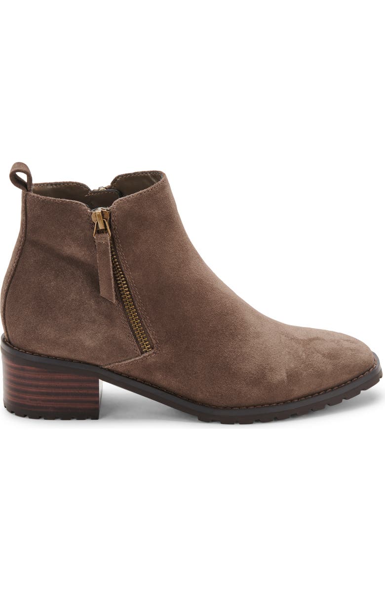 Blondo Samara Waterproof Leather Bootie, Alternate, color, Dark Taupe