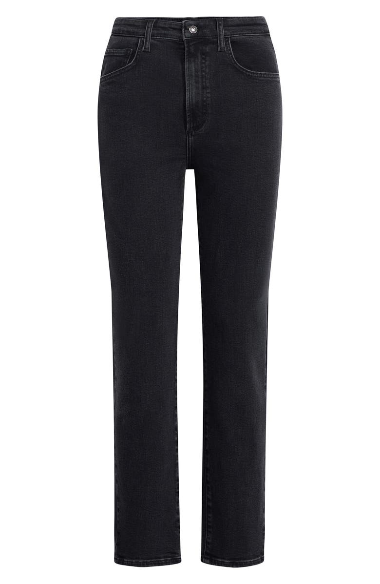 Favorite Daughter The Valentina Super High Waist Ankle Straight Leg Jeans, Alternate, color, Tupelo