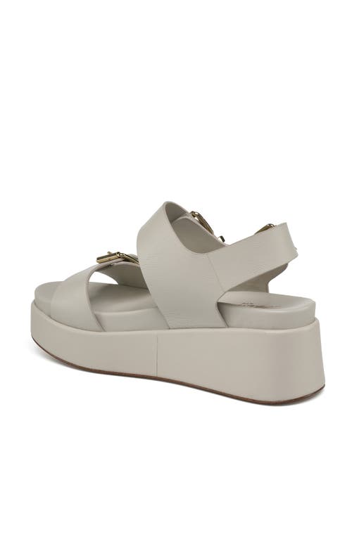 Jslides Footwear Brooke Platform Sandal In Off White