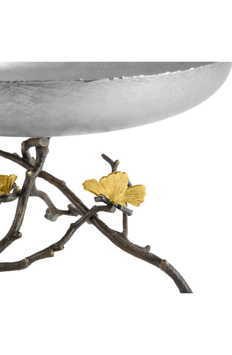 Michael Aram Butterfly Ginkgo Fruit Bowl, Alternate, color, Silver/ Gold/ Brass
