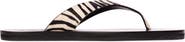 BLACK SUEDE STUDIO Bae Ponyhair Flip Flop