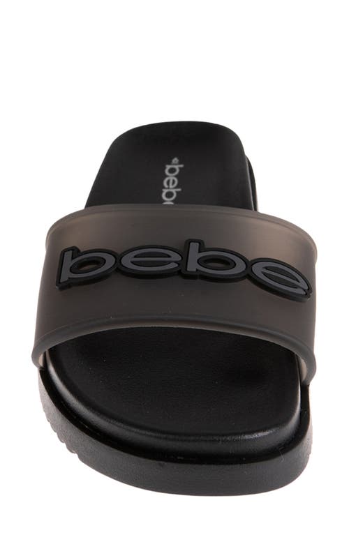 Bebe Translucent Slide Sandal