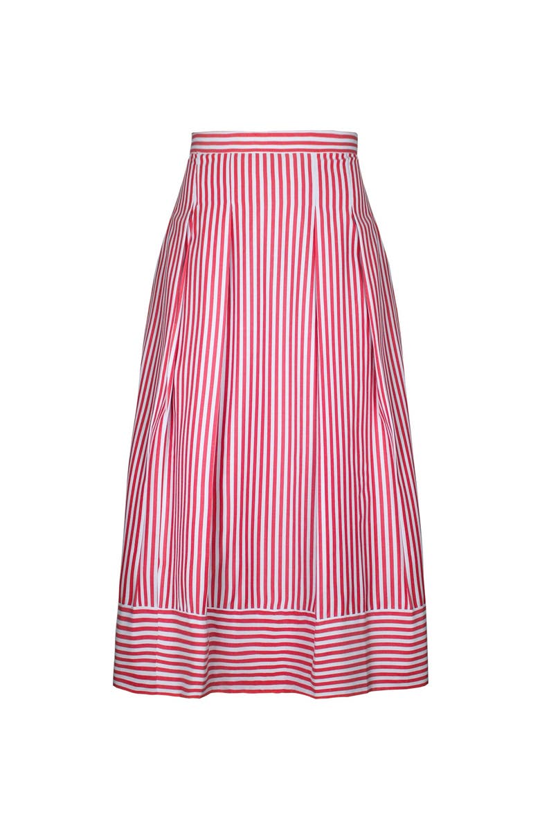 NO PISE LA GRAMA Vela Skirt, Main, color, Red Stripes