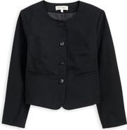 Alex Mill Soho Collarless Cotton & Linen Jacket