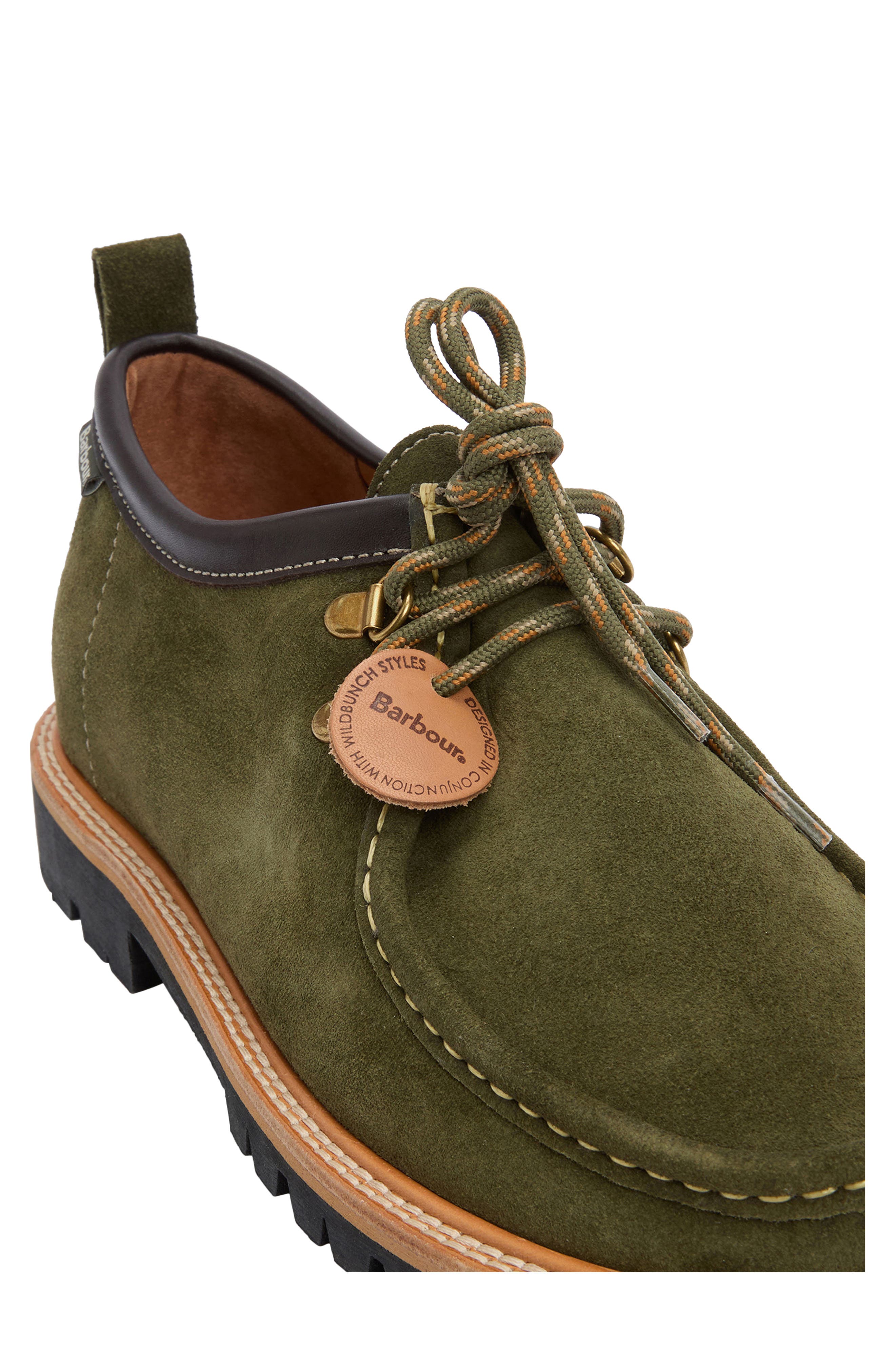 Barbour x Wildbunch Coatham Boat Shoe, Alternate, color, Green