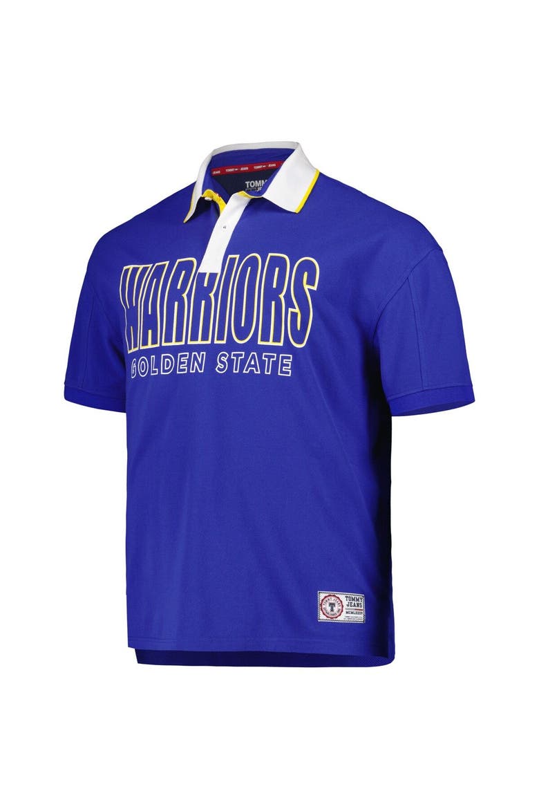 Men's Tommy Jeans Royal Golden State Warriors Stanley Pique Polo, Alternate, color, Royal