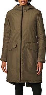 Bernardo Insulated Hooded Raincoat