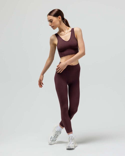 Reformer The V-neck Sports Bra In Purple